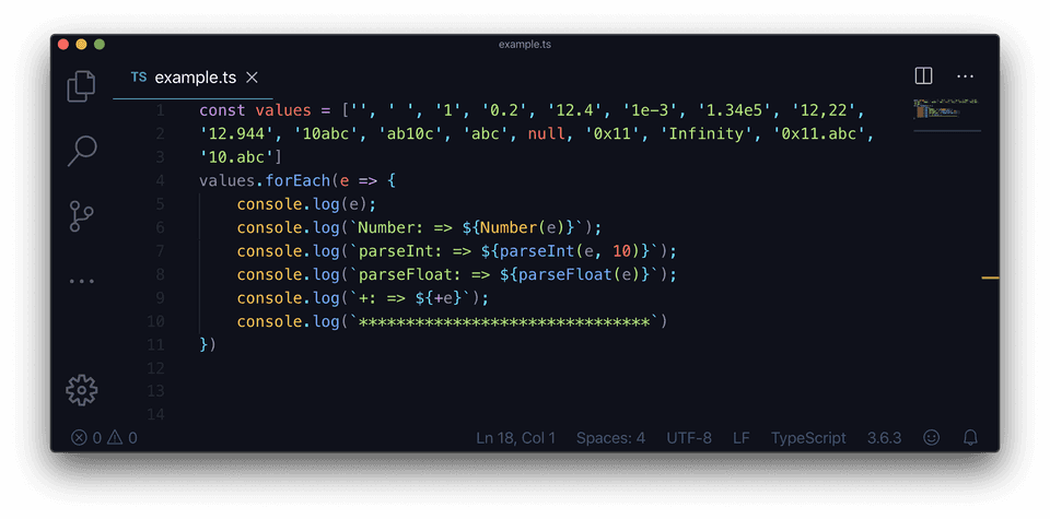 Different ways to convert a string to number in TypeScript - CodeVsColor