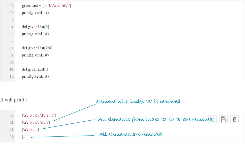 python remove item from list