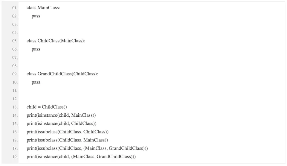 python-isinstance-issubclass