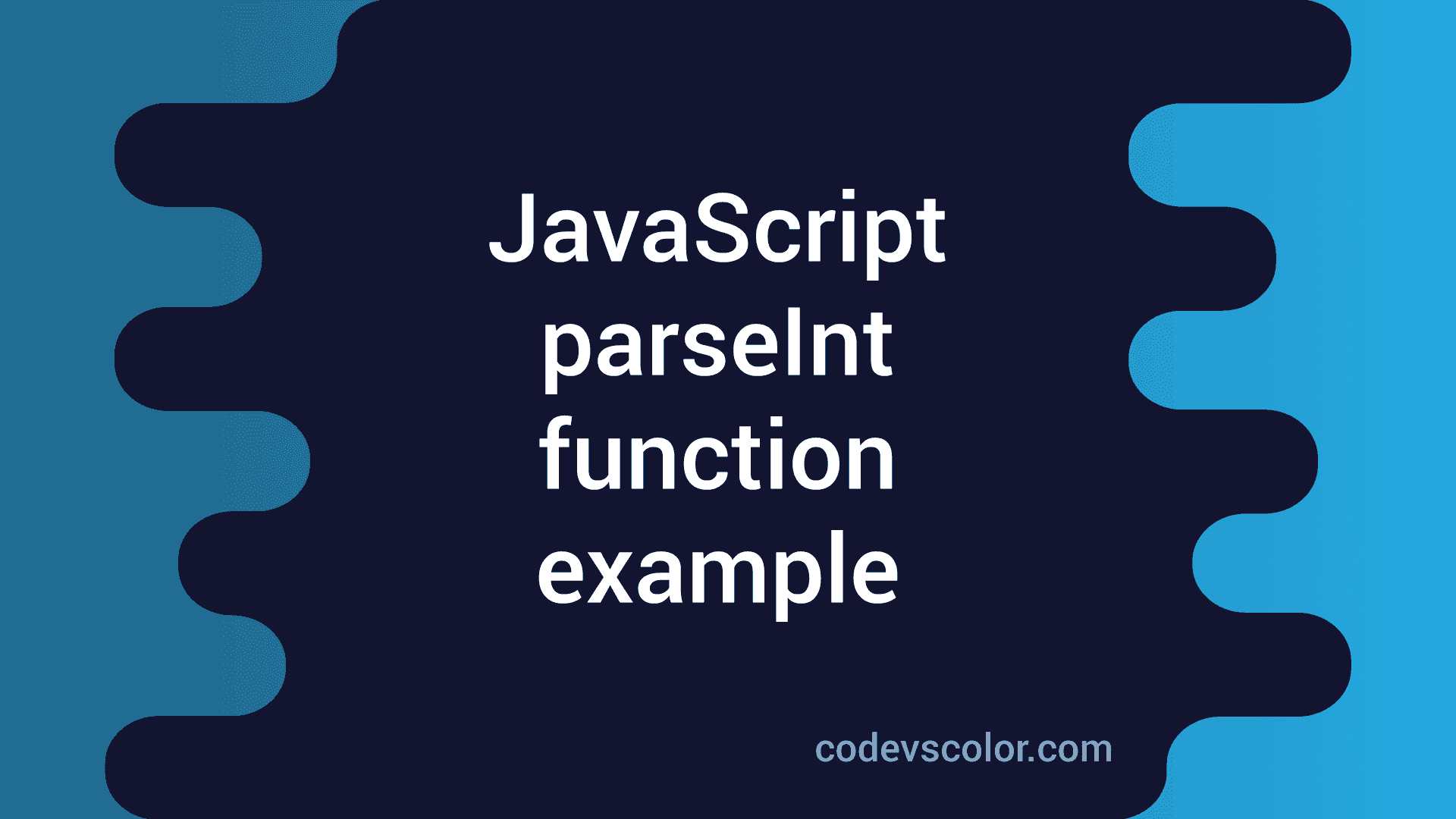 JavaScript parseInt function example to convert a string to integer ...