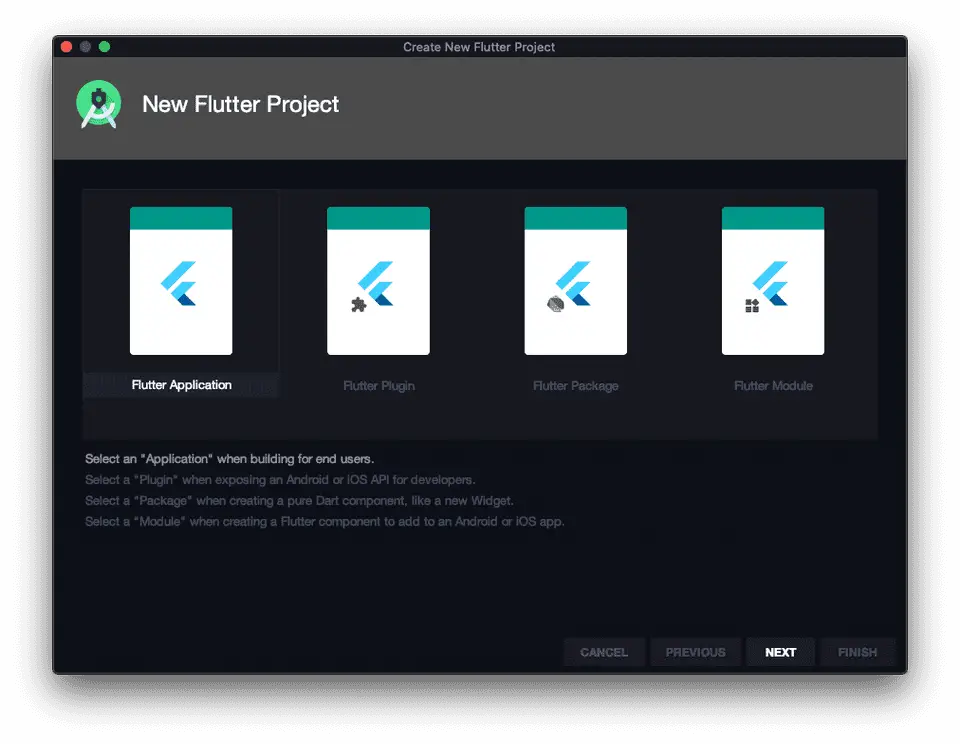 android studio flutter project 2