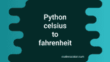 Python program to convert celsius to Fahrenheit and vice versa ...