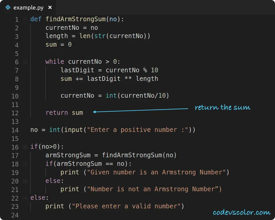 python check armstrong