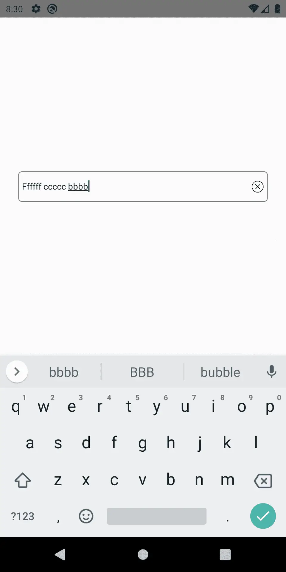 React Native button clear android