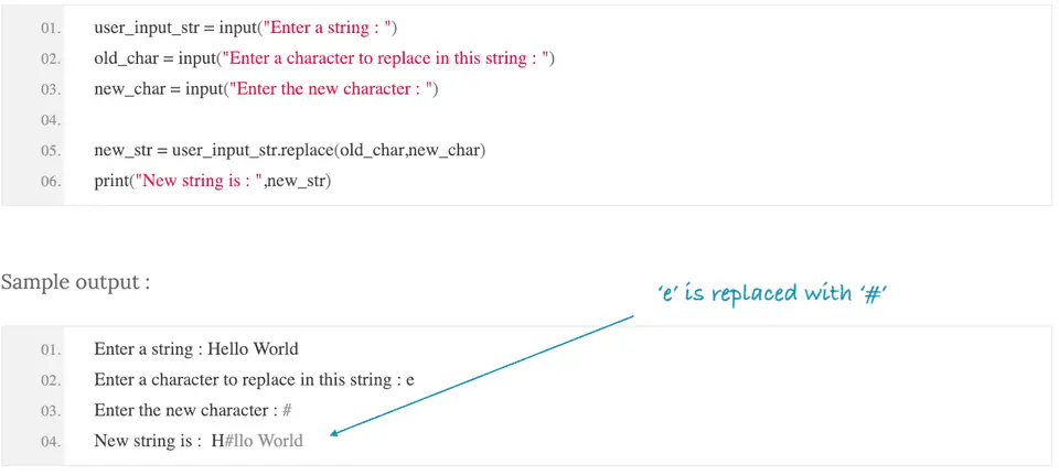 python replace single or multiple character in string