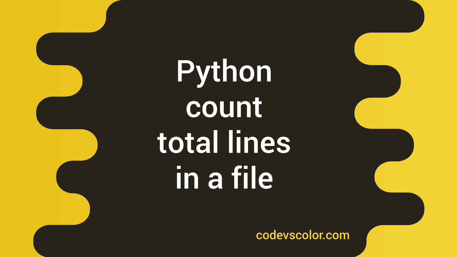 total number of lines in file python