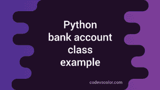 Write a python Bank account class with withdraw/deposit features ...