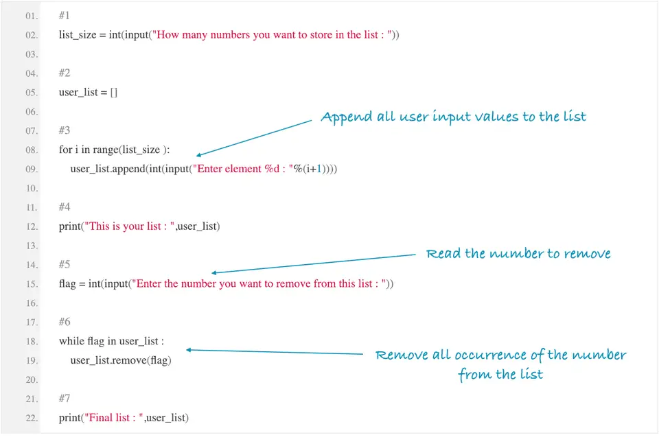 python remove all occurrence value from list