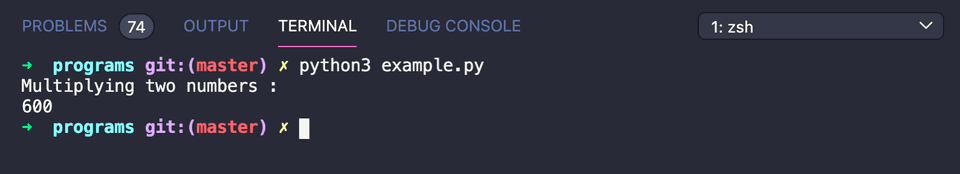 python exec example